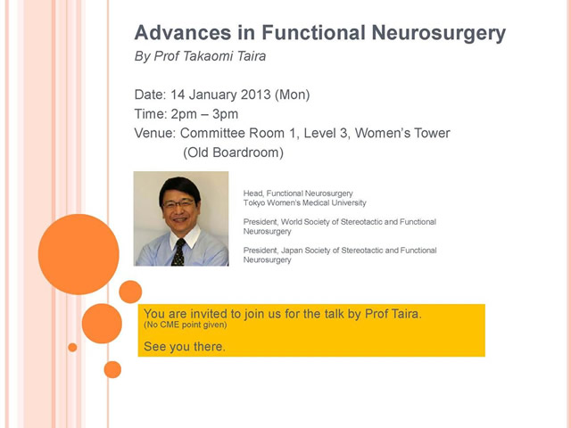 Advances in Functional Neurosurgery flyer